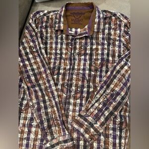 Barabas Men's Multicolor Paisley Shirt